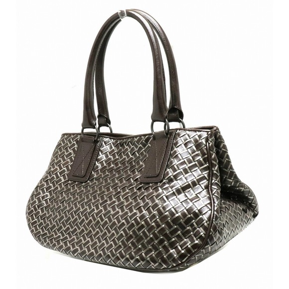 Bottega Veneta Handbags - Bottega Veneta Handbag Leather Brown Intrecciato
